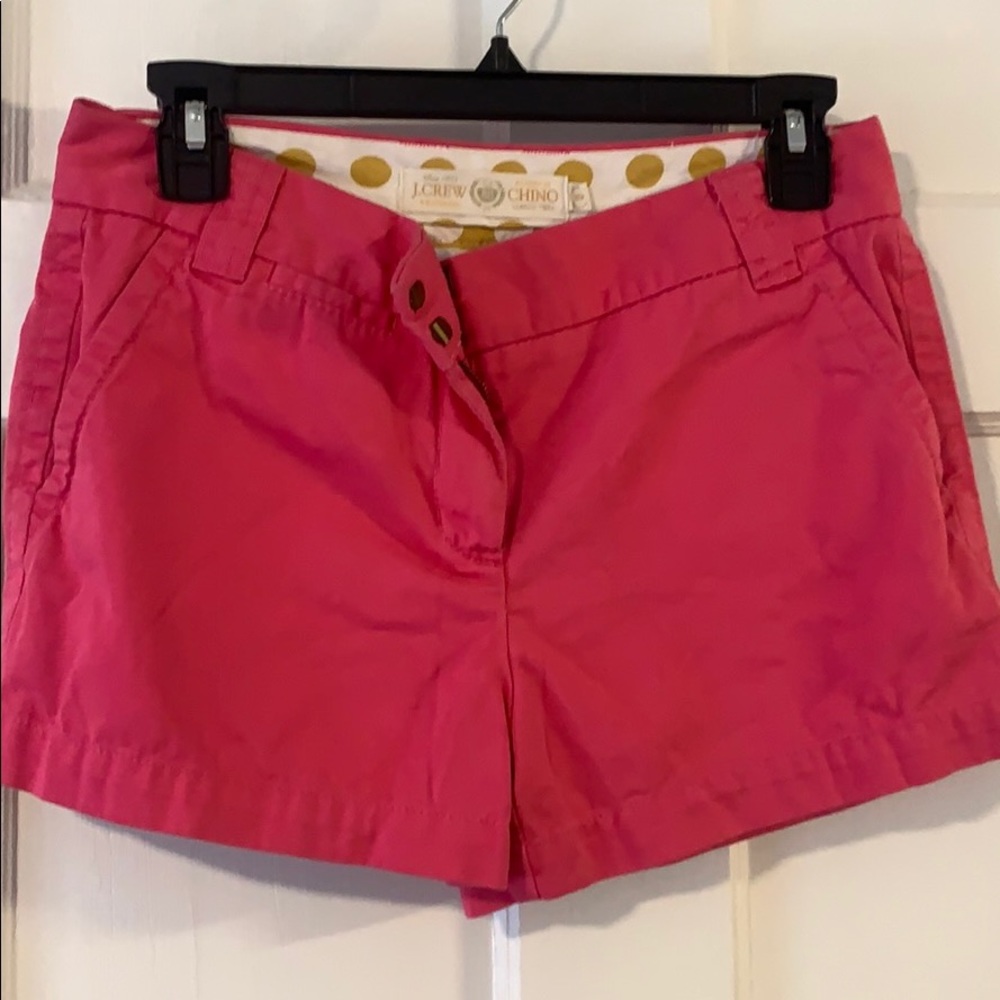Jcrew Chino short hot pink